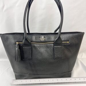 Kate Spade New York Southport Avenue Medium Harmony Leather Shoulder Bag black